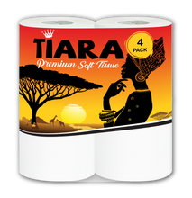 Tiara Soft Toilet Paper - 4 Pack
